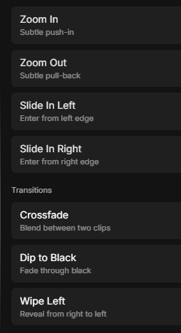 IMABIRD editor effects